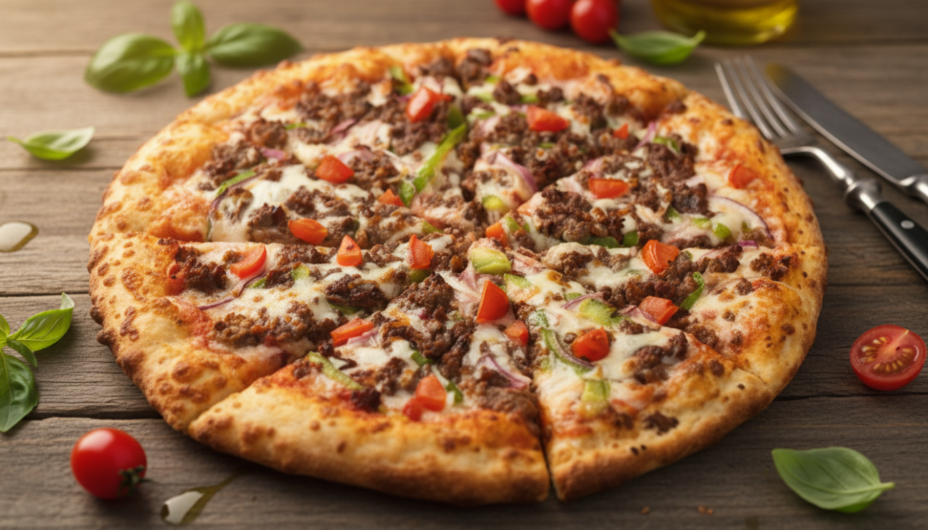 Steak Pizza