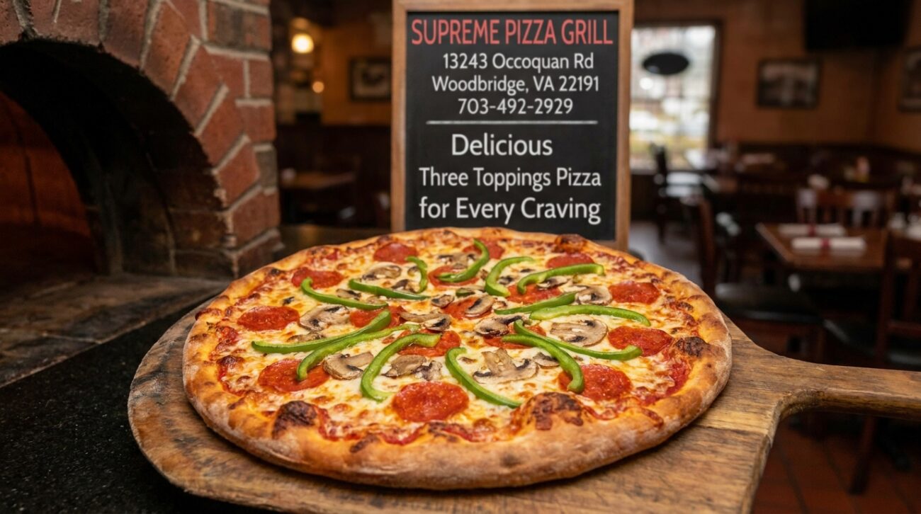 Three Toppings Pizza