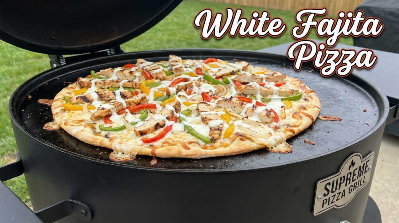 White Fajita Pizza