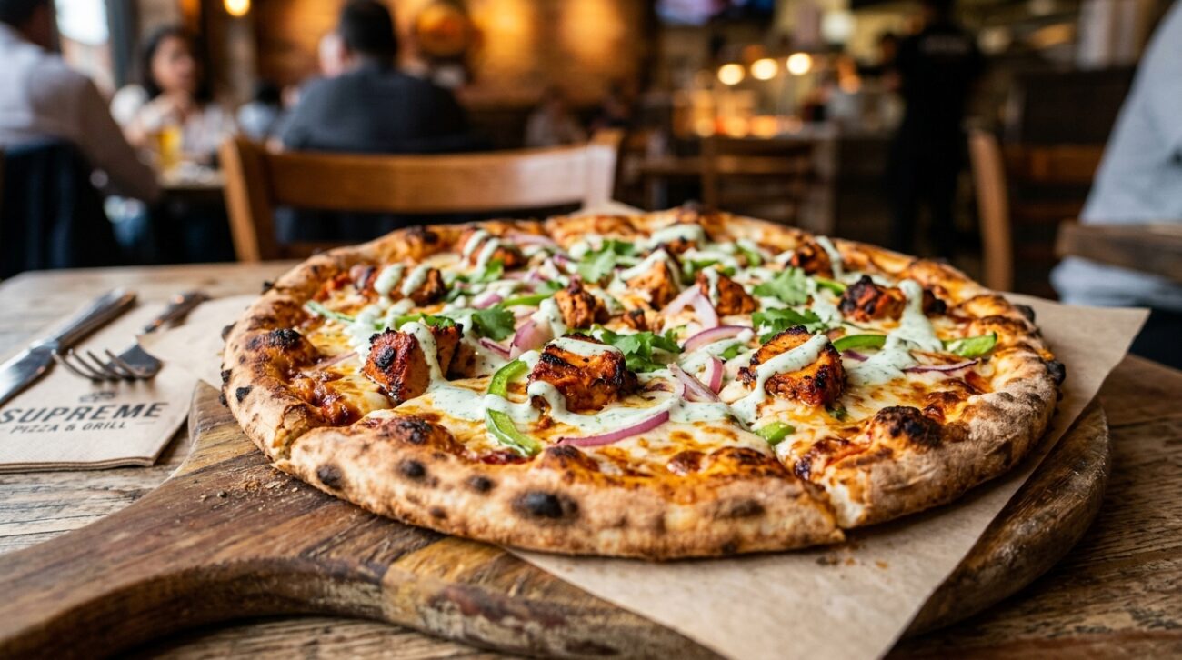Chicken Tikka Pizza