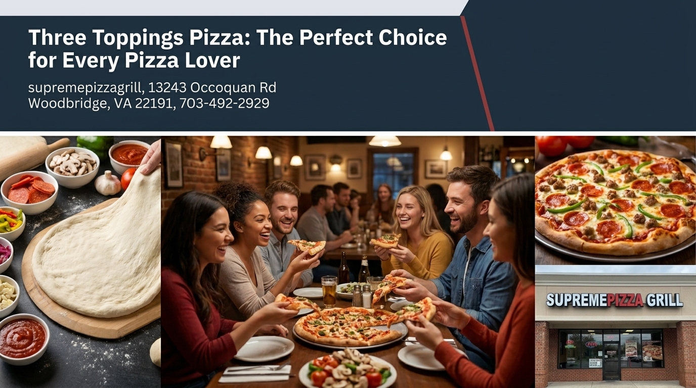 Three Toppings Pizza