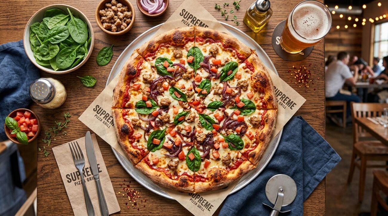 Four Toppings Pizza 