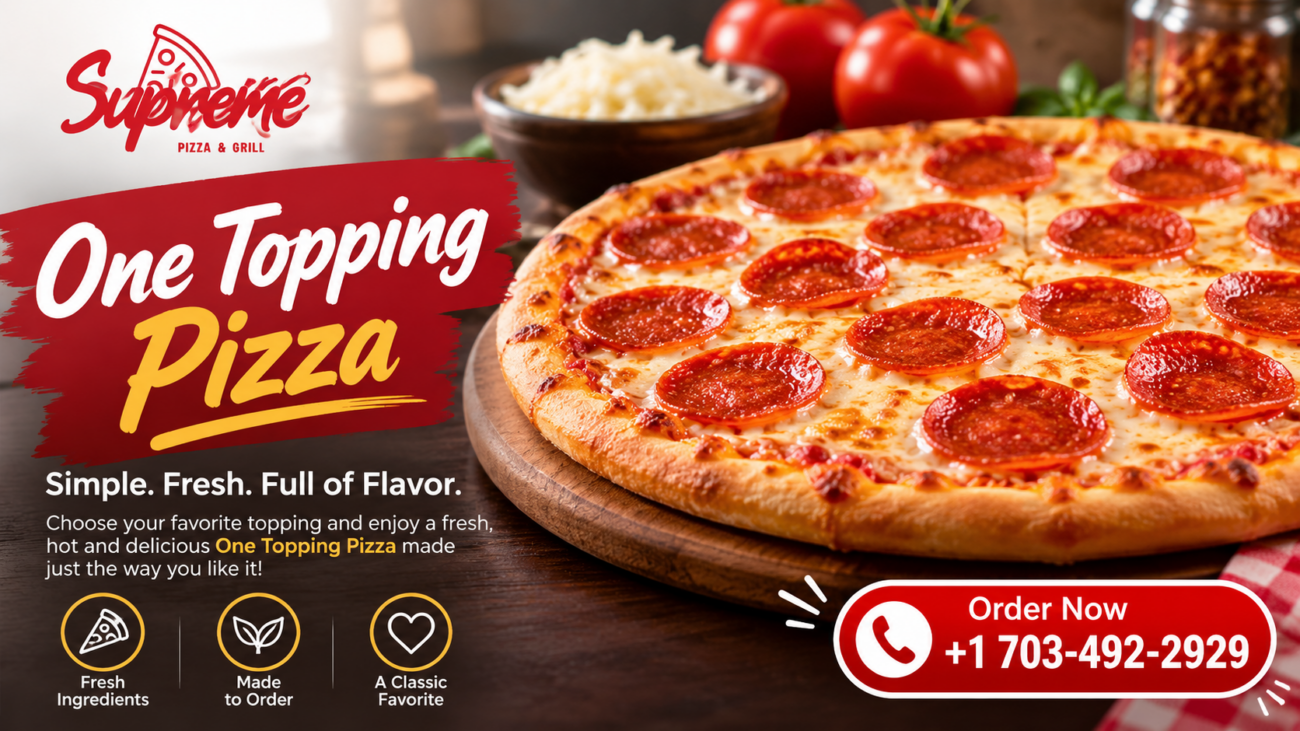 One Topping Pizza