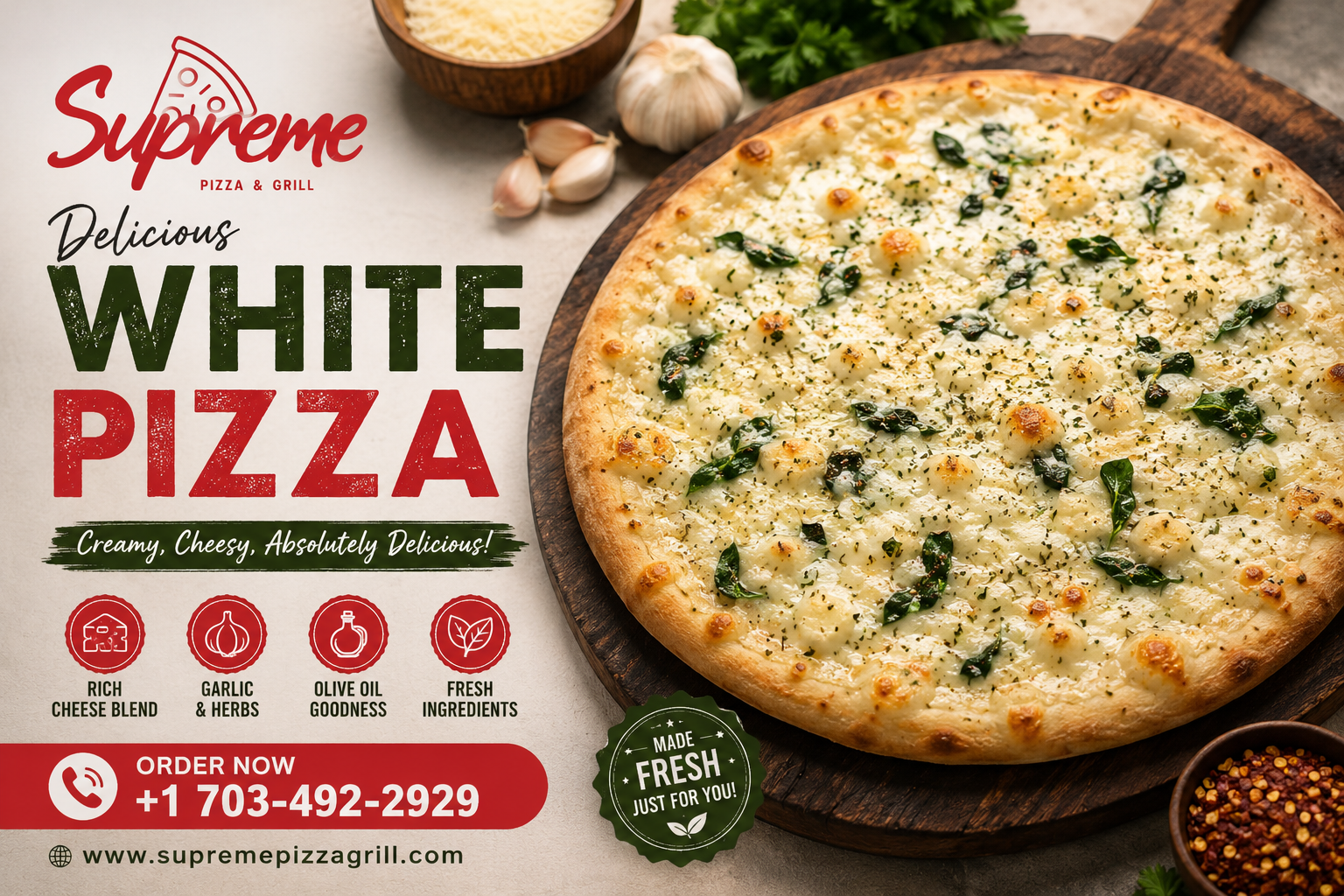 White Pizza