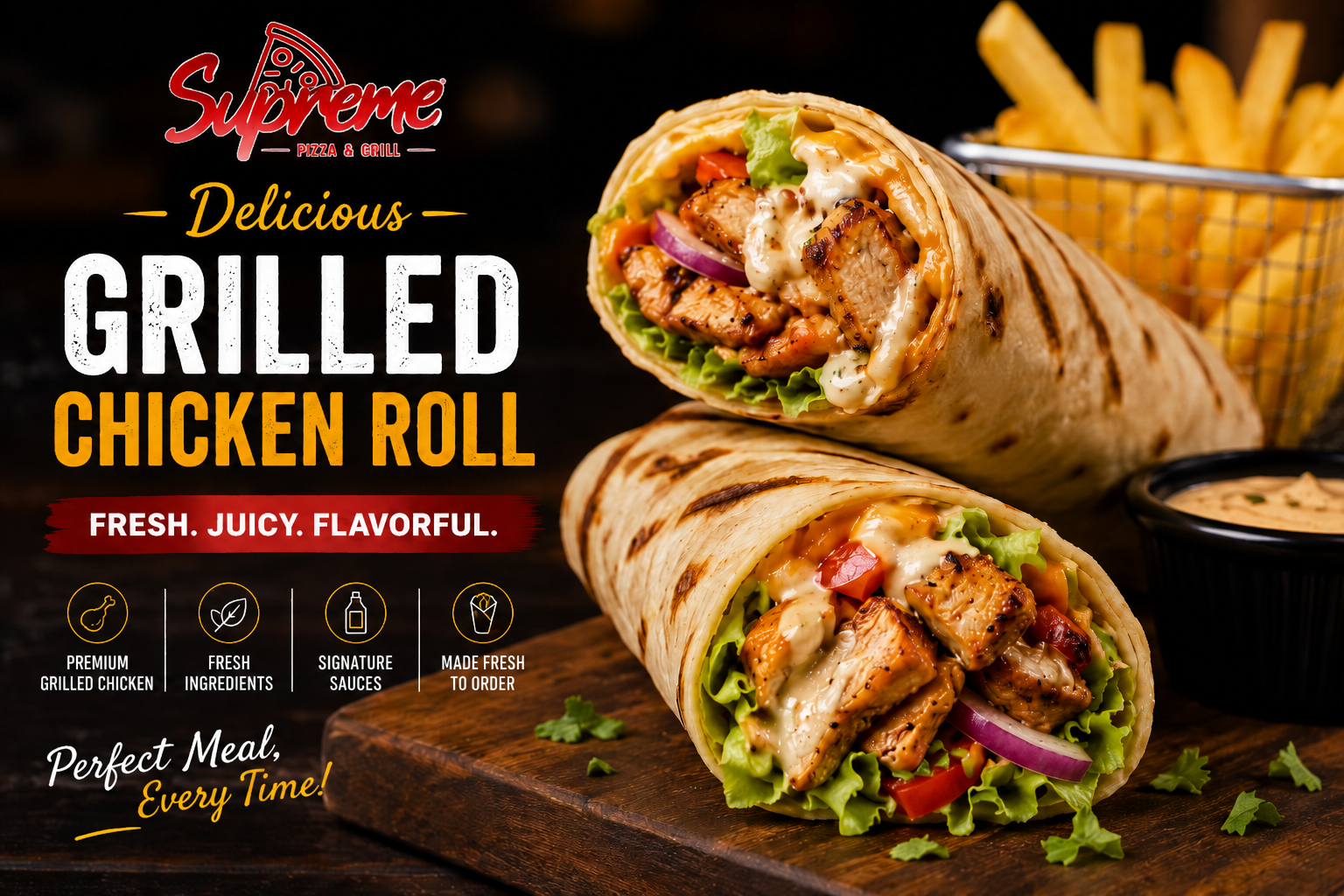 Grilled Chicken Roll