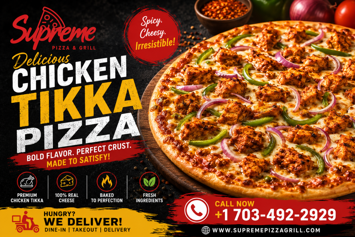 Chicken Tikka Pizza