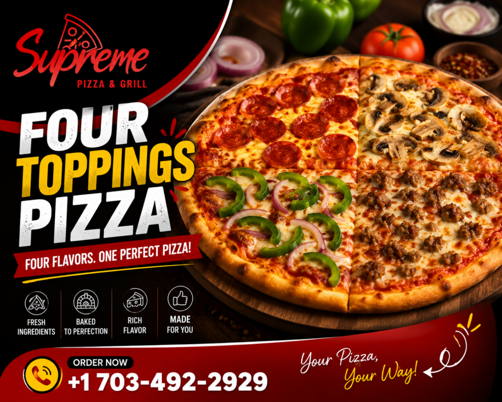 Four Toppings Pizza