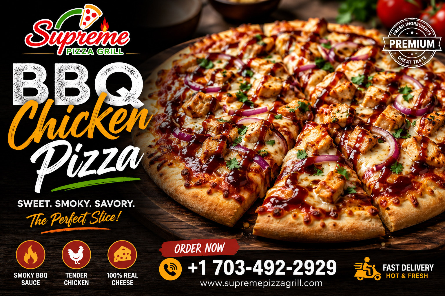 BBQ Chicken Pizza