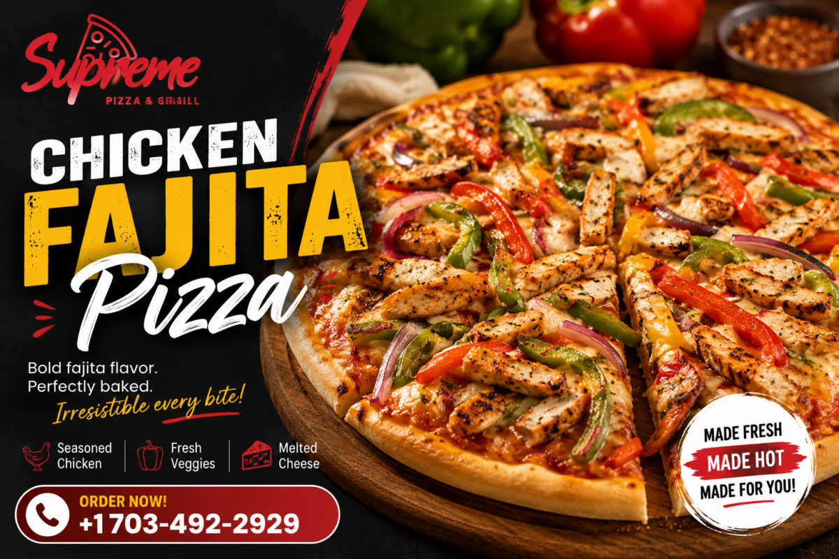 Chicken Fajita Pizza