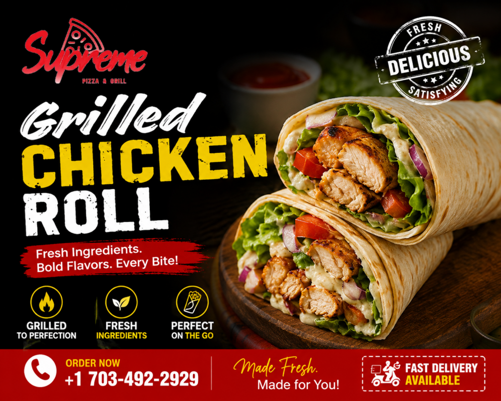 Grilled Chicken Roll