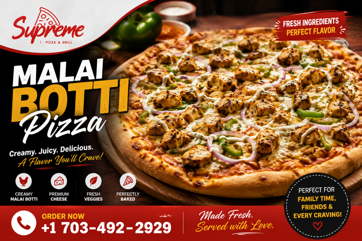 Malai Botti Pizza