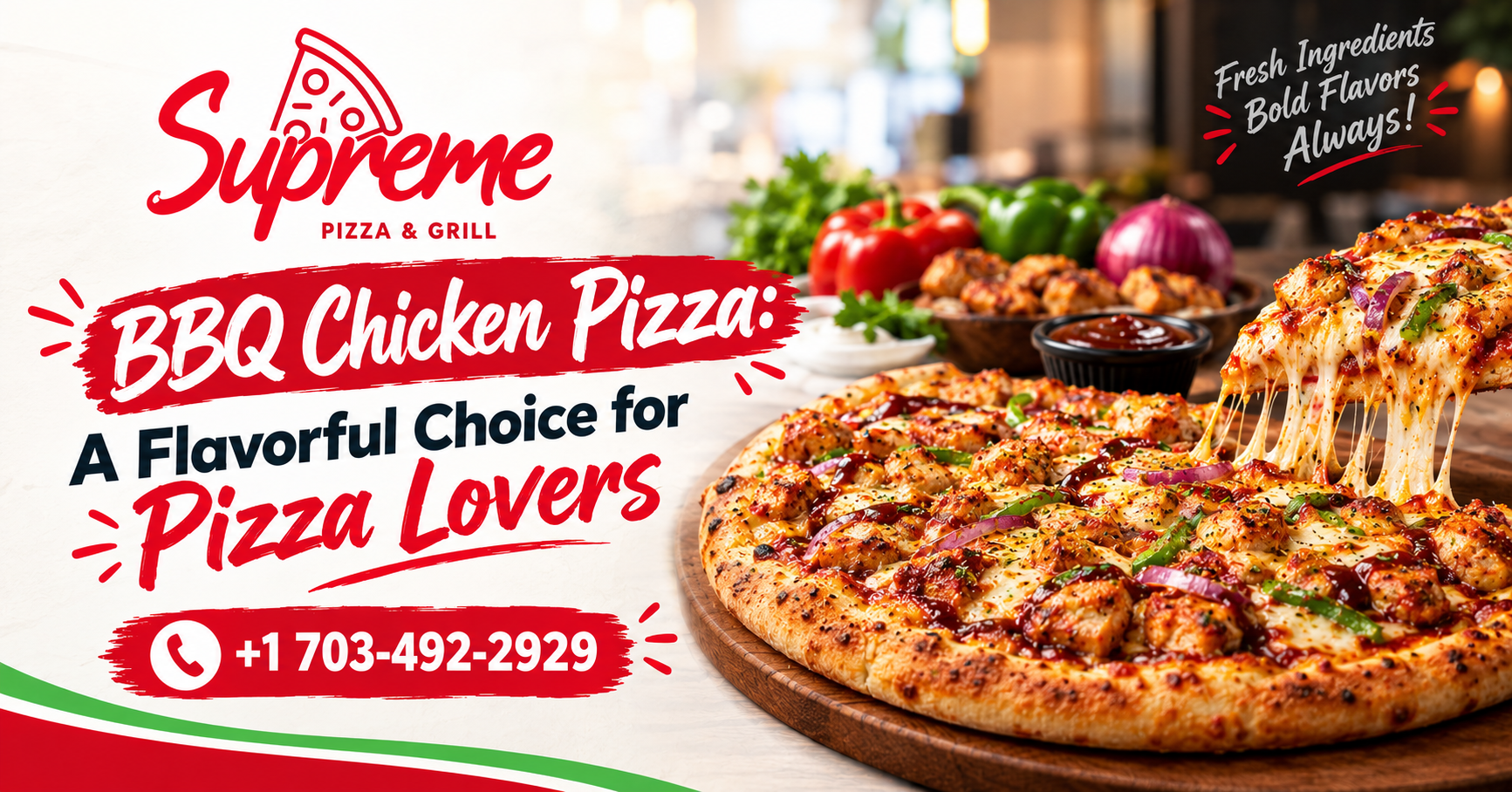 BBQ Chicken Pizza